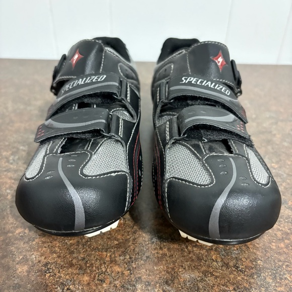 Women’s Specialized BG Bicycle Shoes Size 8.5 EUC Black Grey - Picture 3 of 16